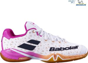 Babolat Shadow TOUR dames badmintonschoen wit pink