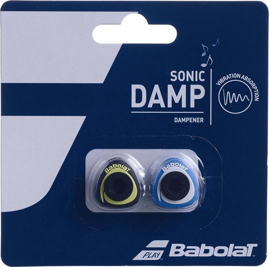 Babolat Sonic 'fluitende' demper X2 blauw geel