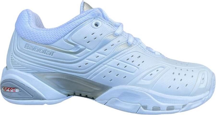 Babolat Tennis Babolat Team Tennisschoenen Wit Zilver Dames
