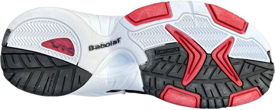 Babolat Tennis Babolat Team Tennisschoenen Wit Zwart Rood Junior - Foto 3