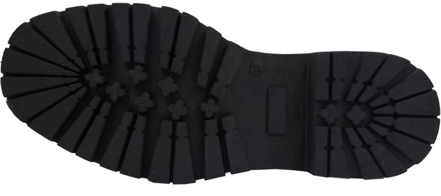 Baboos Dames Instappers Echt Leer Zwarte Loafers Comfortabel & Trendy Plateau Zool Anti-Slip Elegant & Casual