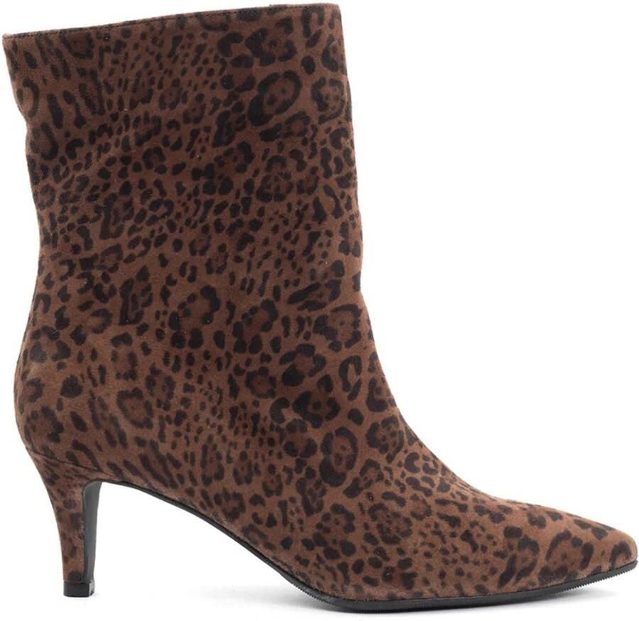 Babouche Alison chita dark brown Suede Dames