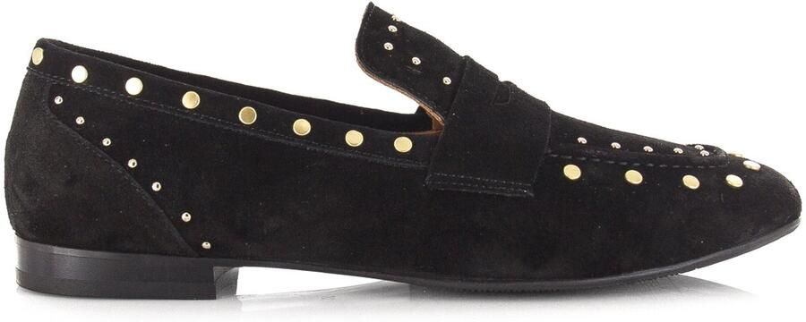 Babouche Avery | dames loafers zwart Suede Dames