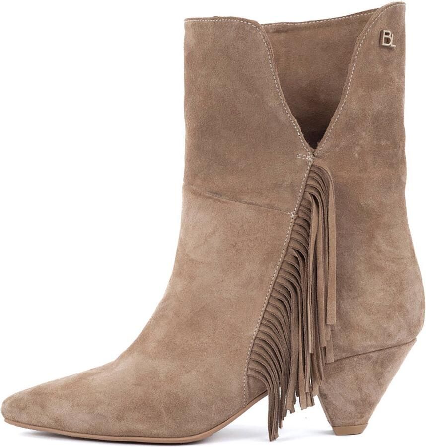 Babouche Elsie-2 laarsjes lever taupe 38.5