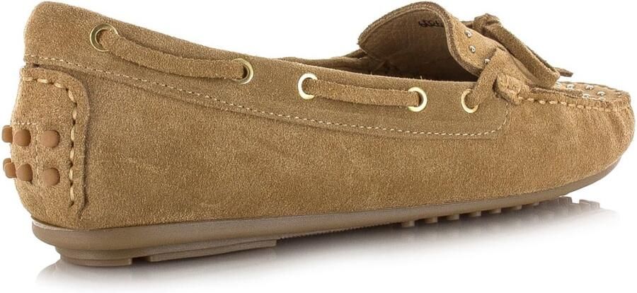 Babouche Ixia camel mocassins Suede Dames
