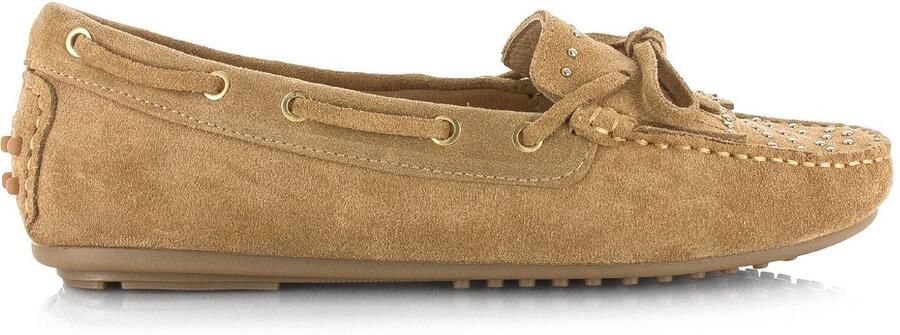 Babouche Ixia camel mocassins Suede Dames