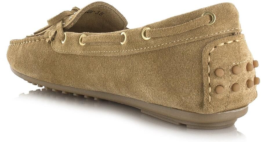 Babouche Ixia camel mocassins Suede Dames