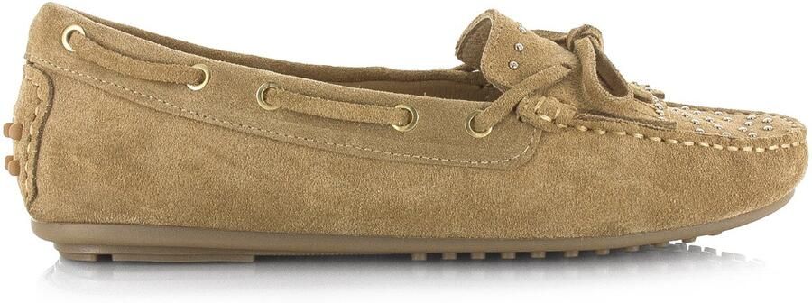 Babouche Ixia camel mocassins Suede Dames