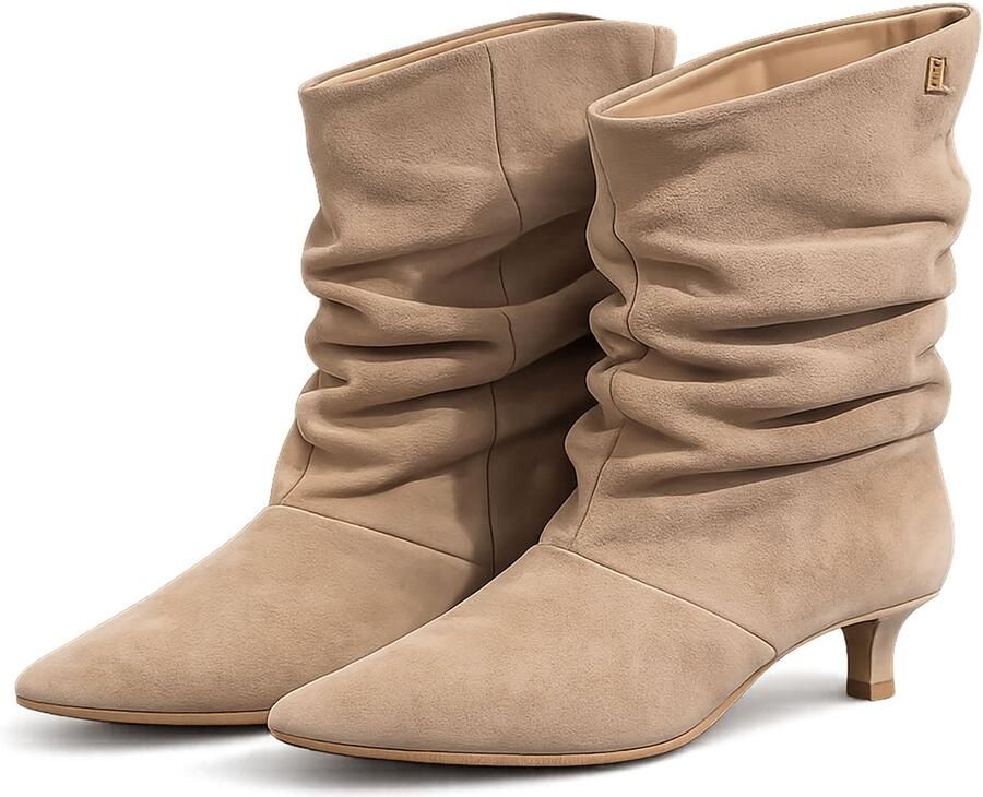 Babouche Jenna-2 laarsjes beige