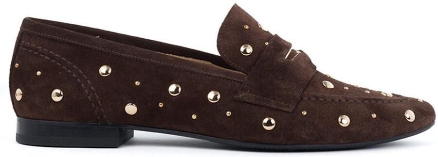 Babouche LOIS loafers dark brown Suede Dames