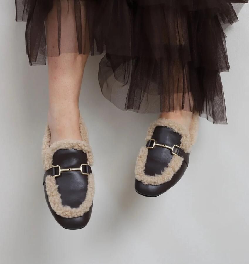 Babouche Loki loafers noce Suede Dames