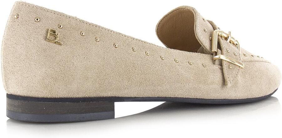 Babouche Luna loafers beige Suede Dames