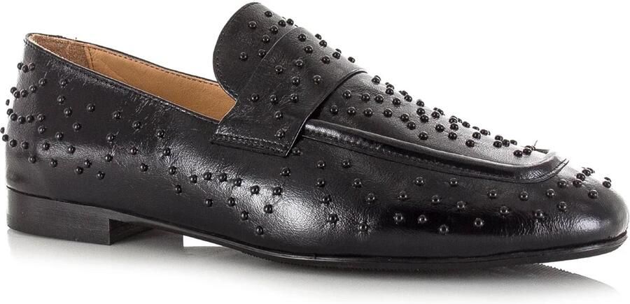 Babouche SIA loafers black Leer Dames