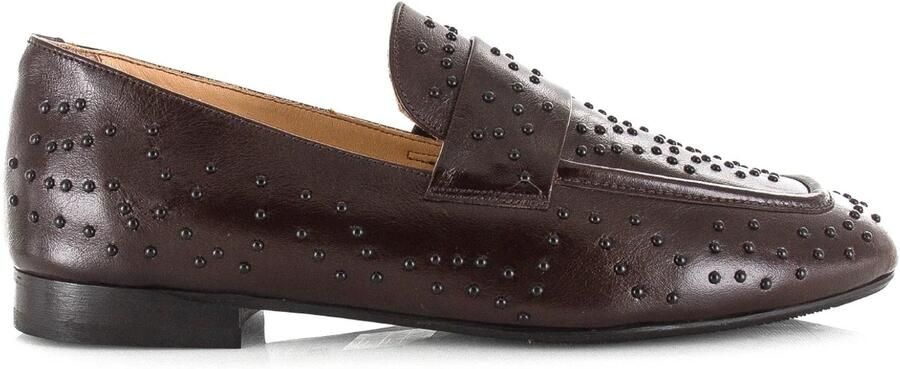 Babouche SIA loafers dark brown Leer Dames