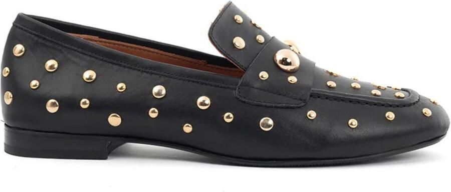 Babouche Tilly dames loafers black Leer Dames
