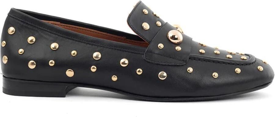 Babouche Tilly dames loafers black Leer