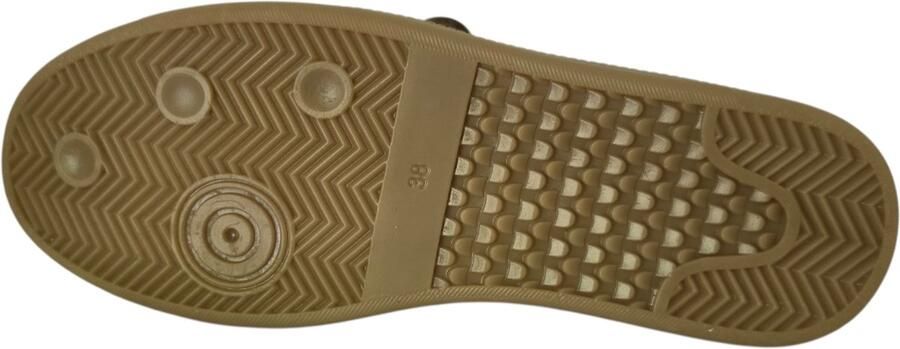 Babouche Veterschoen Liona Taupe