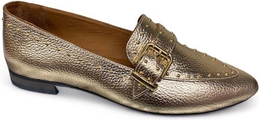 Babouche G Luna-13 Gold-instapper gouden-loafers