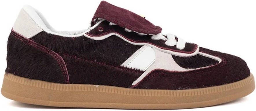 Babouche Ira sneakers bordo wit Leer Dames
