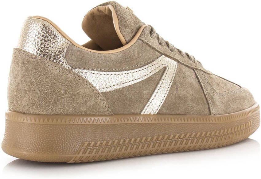 Babouche Liva sneakers dames beige Suede Dames