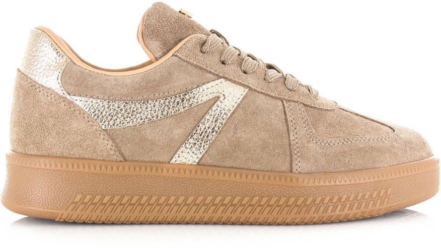 Babouche Liva sneakers dames beige Suede Dames