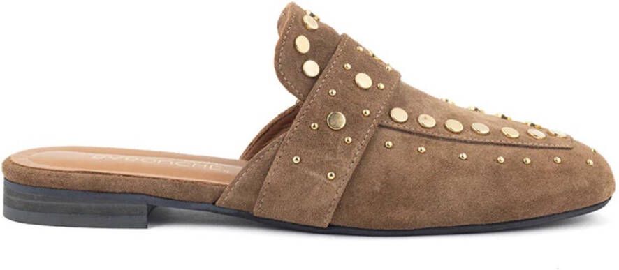 Babouche Nance open muiltjes met studs Suede Dames