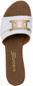 Babouche Slippers Sandalen Dames Damesschoenen Leer Wit