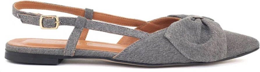 Babouche Sofie slingback sandalen grey Textiel Dames