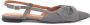 Babouche Sofie slingback sandalen grey Textiel Dames - Thumbnail 1