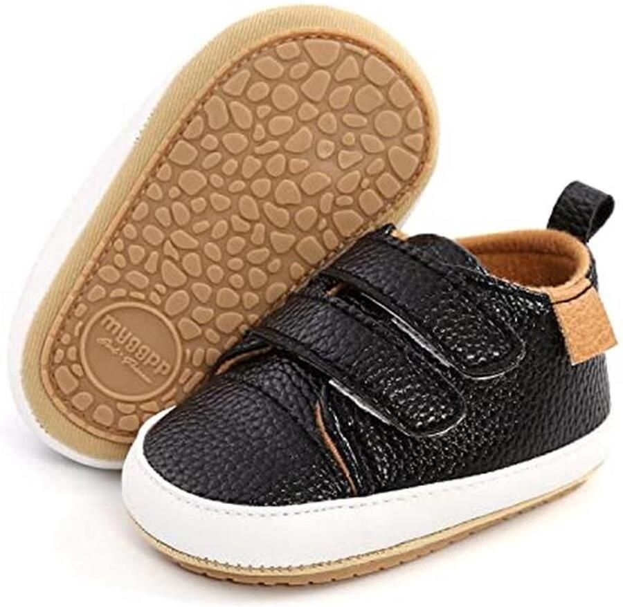 BABSMULY Baby Shoes Non-slip Rubber Sole High-top PU Leather Sneakers Infant First Walking Shoes Toddler Crib Shoes Newborn Loafers Flats Shoes