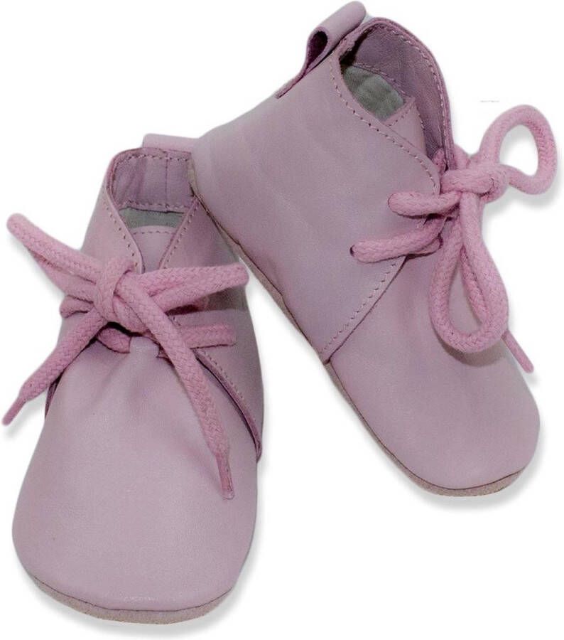 Baby Dutch Babyslofjes hoog roze