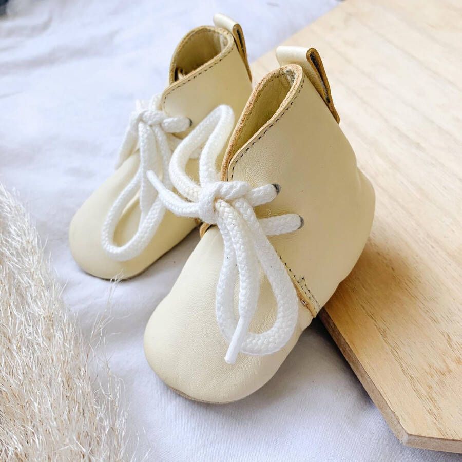 Baby Dutch Booties Creme Hoge Laarsjes
