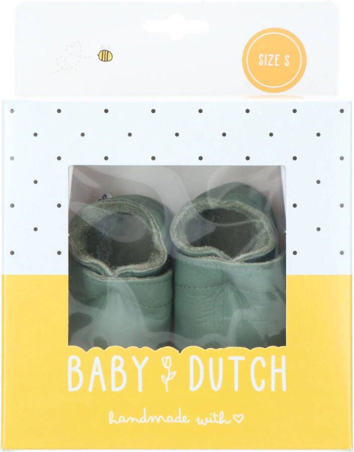 Baby Dutch Meisjes Babyschoenen Babyslofje Groen