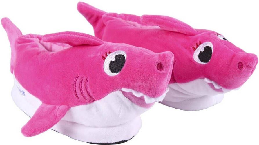 Baby shark Kinder pantoffels sloffen roze Haaien dieren pantoffels voor kinderen 29 - Foto 1