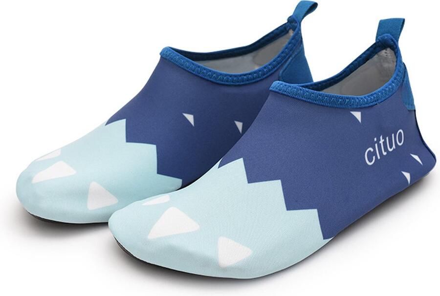 Baby-slofje.nl Blauwe waterschoentjes Strandschoentjes Zwemschoentjes van Baby-Slofje