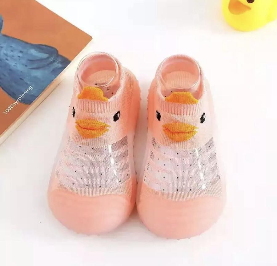 Baby-slofje.nl Roze waterschoentjes dier van Baby-Slofje