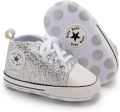 Baby-slofje.nl Stoere Baby Schoenen Babysneakers van Baby-Slofje Zilver glitter ( - Zilver