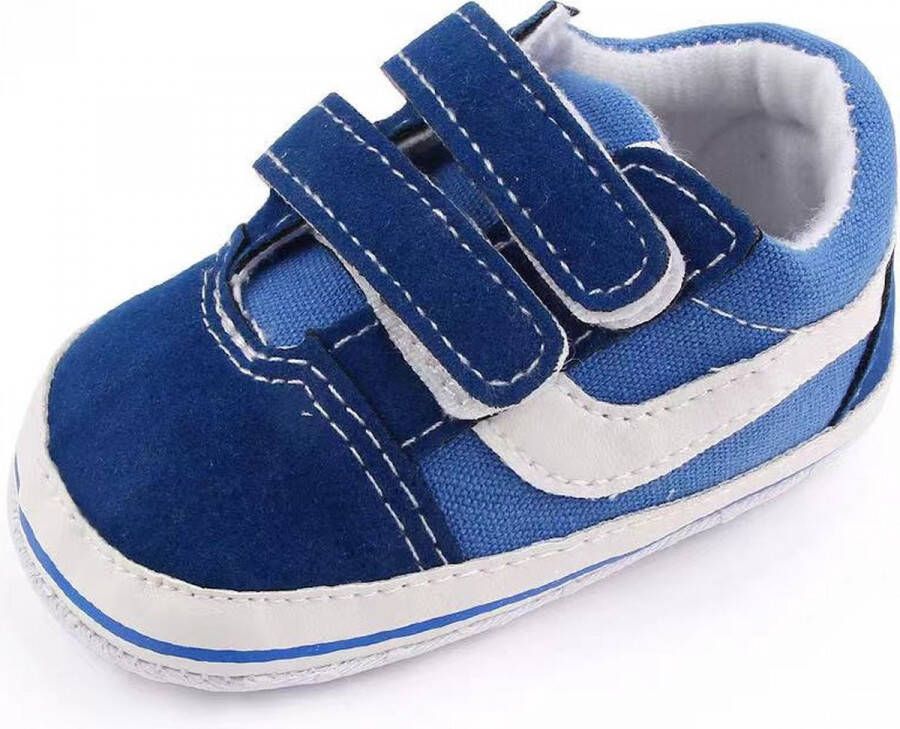 Baby-slofje.nl Stoere blauwe babysneakers ( 11 cm)