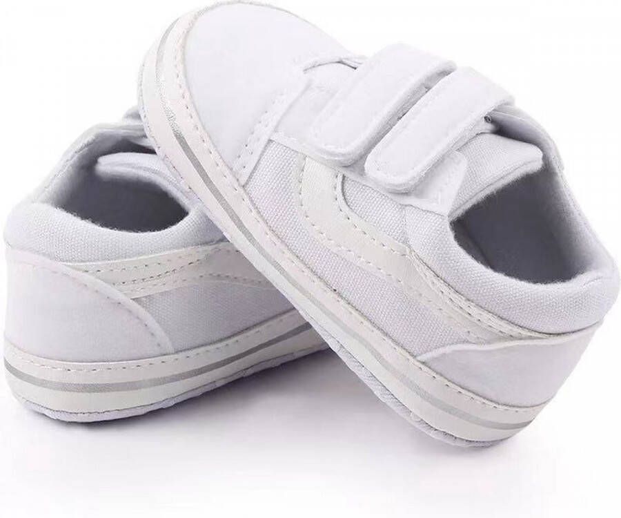 Baby-slofje.nl Stoere witte babysneakers (11 cm)