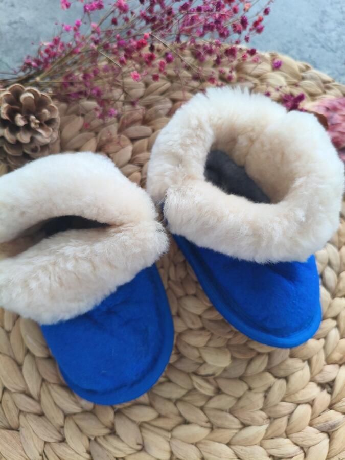 Baby Slofjes van 100% Schapenwol Zachte Antislip Zool Warm & Comfortabel Kraamcadeau babybooties schoentjes babyslofjes