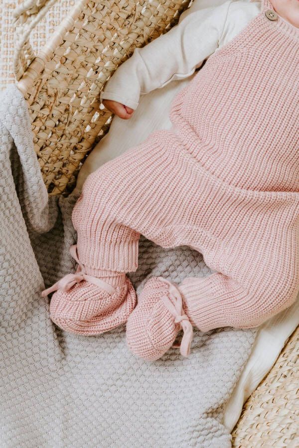 Baby's Only Slofjes Soul Oud Roze 3 6 mnd 100% ecologisch katoen GOTS - Foto 4