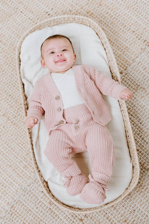 Baby's Only Slofjes Soul Oud Roze 3 6 mnd 100% ecologisch katoen GOTS - Foto 5