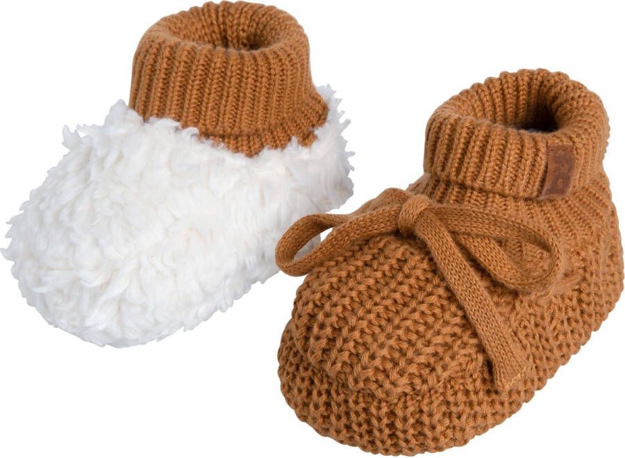 Baby's Only Slofjes teddy Soul Caramel 0 3 mnd 100% ecologisch katoen GOTS - Foto 7