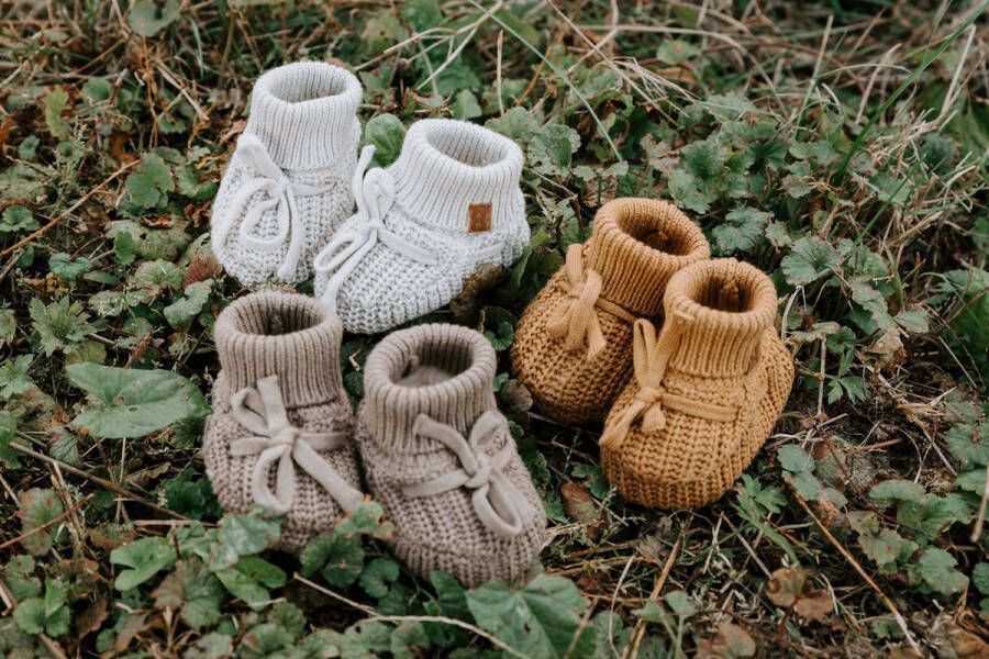 Baby's Only Slofjes teddy Soul Caramel 0 3 mnd 100% ecologisch katoen GOTS - Foto 14
