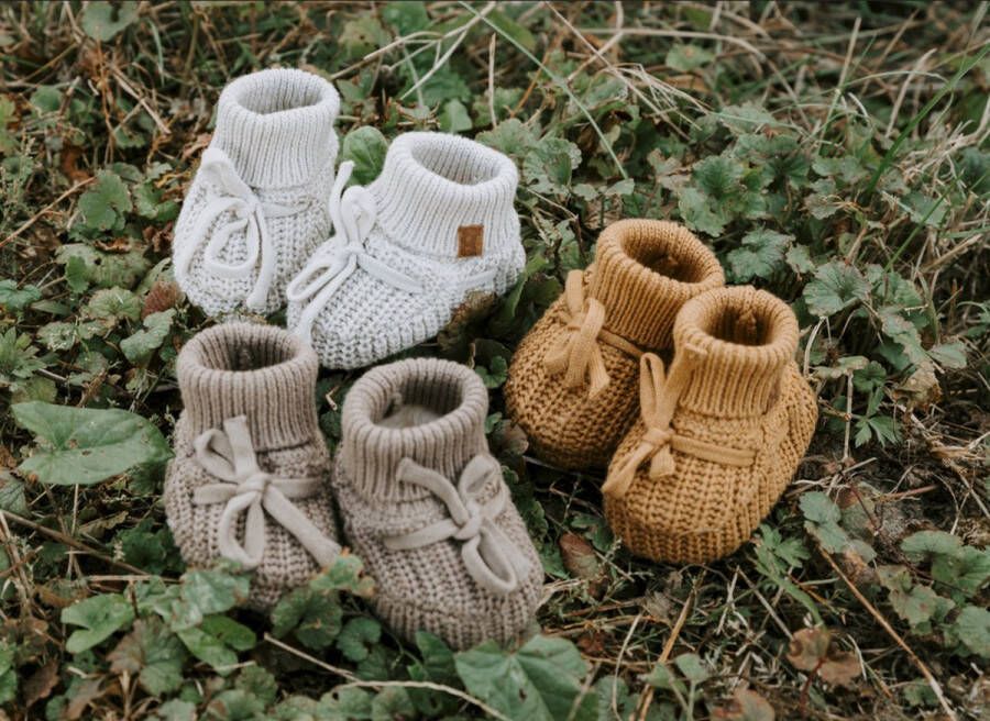 Baby's Only Slofjes teddy Soul Mokka 0 3 mnd 100% ecologisch katoen GOTS - Foto 8