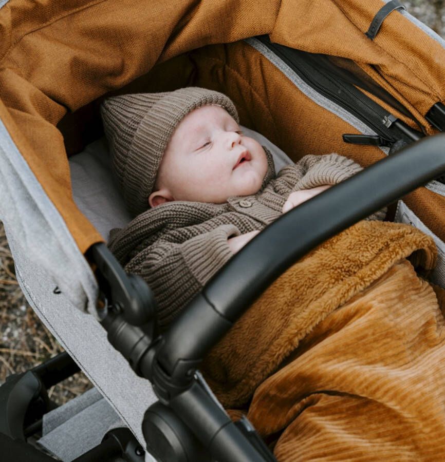 Baby's Only Slofjes teddy Soul Mokka 0 3 mnd 100% ecologisch katoen GOTS - Foto 3