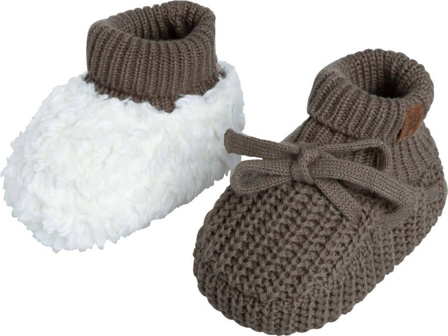 Baby's Only Slofjes teddy Soul Mokka 0 3 mnd 100% ecologisch katoen GOTS - Foto 7