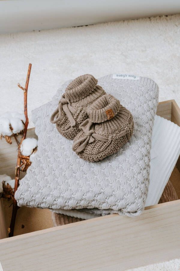 Baby's Only Slofjes teddy Soul Mokka 0 3 mnd 100% ecologisch katoen GOTS - Foto 9