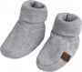 Baby's Only Slofjes Melange Grijs 0 3 mnd 100% ecologisch katoen GOTS - Thumbnail 1