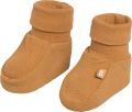 Baby's Only Slofjes Pure Caramel 0 3 mnd 100% ecologisch katoen GOTS - Bruin